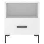 vidaXL Nočné stolíky 2 ks biele 40x35x47,5 cm kompozitné drevo – Obrázok 7