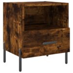 vidaXL Nočné stolíky 2 ks dymový dub 40x35x47,5 cm kompozitné drevo – Obrázok 6