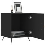 vidaXL Nočné stolíky 2 ks čierne 40x40x50 cm kompozitné drevo – Obrázok 3