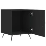 vidaXL Nočné stolíky 2 ks čierne 40x40x50 cm kompozitné drevo – Obrázok 5
