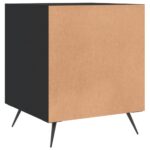 vidaXL Nočné stolíky 2 ks čierne 40x40x50 cm kompozitné drevo – Obrázok 8