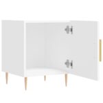 vidaXL Nočný stolík biely 40x40x50 cm kompozitné drevo – Obrázok 5