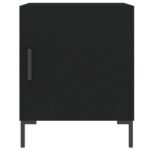 vidaXL Nočný stolík čierny 40x40x50 cm kompozitné drevo – Obrázok 4
