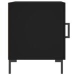 vidaXL Nočný stolík čierny 40x40x50 cm kompozitné drevo – Obrázok 5