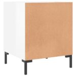 vidaXL Nočné stolíky 2 ks vysoký lesk biele 40x40x50 cm kompoz. drevo – Obrázok 8