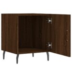 vidaXL Nočné stolíky 2 ks hnedý dub 40x40x50 cm kompozitné drevo – Obrázok 5