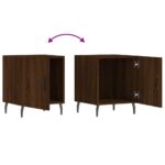 vidaXL Nočné stolíky 2 ks hnedý dub 40x40x50 cm kompozitné drevo – Obrázok 10