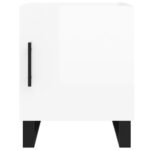 vidaXL Nočné stolíky 2 ks vysoký lesk biele 40x40x50 cm kompoz. drevo – Obrázok 7