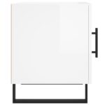 vidaXL Nočné stolíky 2 ks vysoký lesk biele 40x40x50 cm kompoz. drevo – Obrázok 8