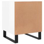 vidaXL Nočné stolíky 2 ks vysoký lesk biele 40x40x50 cm kompoz. drevo – Obrázok 9