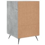 vidaXL Nočný stolík betónovo sivý 40x40x66 cm kompozitné drevo – Obrázok 8