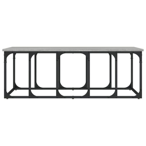 VXL8720845915698_g_en_hd_2.jpg vidaXL Konferenčný stolík sivý sonoma 100x50x35,5 cm kompozitné drevo – Obrázok 4