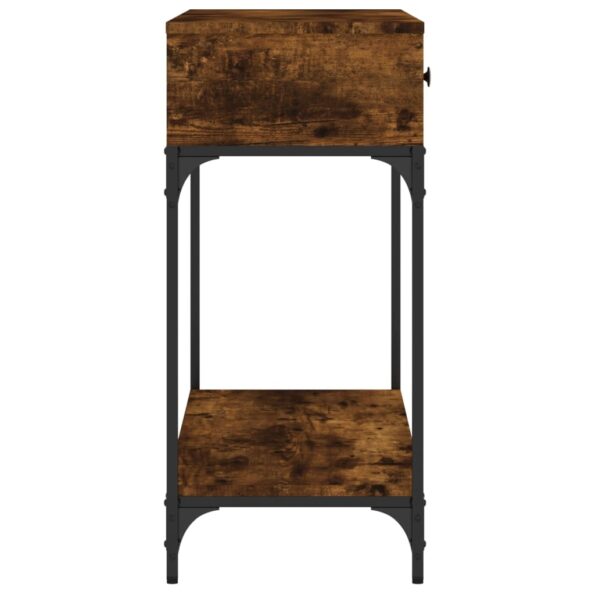 VXL8720845915780_g_en_hd_3.jpg vidaXL Konzolový stolík dymový dub 100x34,5x75 cm kompozitné drevo – Obrázok 5