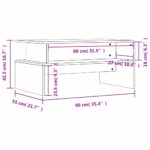vidaXL Konferenčný stolík dub sonoma 90x55x42,5 cm kompozitné drevo – Obrázok 9