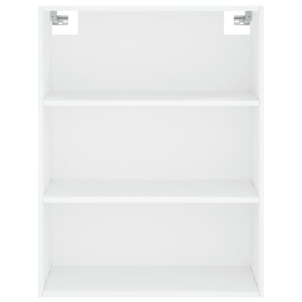 vidaXL Vysoká skrinka biela 69,5x34x180 cm spracované drevo – Obrázok 6