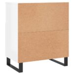 vidaXL Komody 2 ks vysoký lesk biele spracované drevo – Obrázok 8