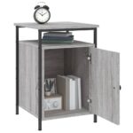 vidaXL Nočné stolíky 2 ks sivé sonoma 40x42x60 cm kompozitné drevo – Obrázok 5