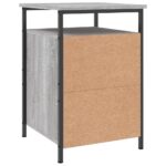vidaXL Nočné stolíky 2 ks sivé sonoma 40x42x60 cm kompozitné drevo – Obrázok 9