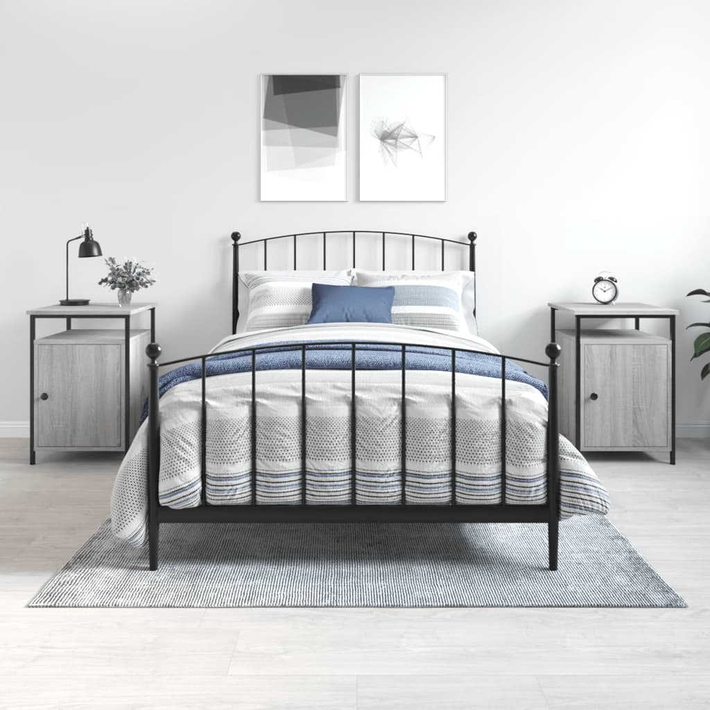 VXL8720845938291_m_en_hd_1.jpg vidaXL Nočné stolíky 2 ks sivé sonoma 40x42x60 cm kompozitné drevo – Obrázok 1