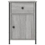vidaXL Nočné stolíky 2 ks sivé sonoma 40x42x60 cm kompozitné drevo – Obrázok 6