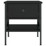 vidaXL Nočné stolíky 2 ks čierne 40x42x45 cm kompozitné drevo – Obrázok 6