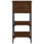 vidaXL Nočné stolíky 2 ks hnedý dub 34x36x70 cm kompozitné drevo – Obrázok 7