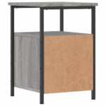 vidaXL Nočný stolík sivý sonoma 34x35,5x50 cm kompozitné drevo – Obrázok 8