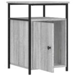 vidaXL Nočné stolíky 2 ks sivé sonoma 40x42x60 cm kompozitné drevo – Obrázok 6
