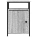 vidaXL Nočné stolíky 2 ks sivé sonoma 40x42x60 cm kompozitné drevo – Obrázok 7