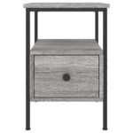 vidaXL Nočné stolíky 2 ks sivý dub sonoma 34x36x50 cm kompozitné drevo – Obrázok 7