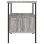 vidaXL Nočné stolíky 2 ks sivý dub sonoma 34x36x50 cm kompozitné drevo – Obrázok 8