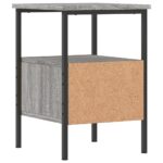 vidaXL Nočné stolíky 2 ks sivý dub sonoma 34x36x50 cm kompozitné drevo – Obrázok 9