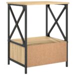 vidaXL Nočné stolíky 2 ks, dub sonoma 50x41x65 cm, kompozitné drevo – Obrázok 9