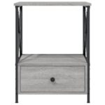vidaXL Nočné stolíky 2 ks, sivá sonoma 50x41x65 cm, kompozitné drevo – Obrázok 6