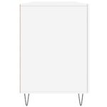 vidaXL Stôl biely 140x50x75 cm kompozitné drevo – Obrázok 7