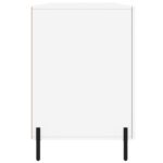 vidaXL Stôl biely 140x50x75 cm kompozitné drevo – Obrázok 7