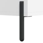 vidaXL Stôl biely 140x50x75 cm kompozitné drevo – Obrázok 10