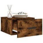 vidaXL Nástenné nočné stolíky 2 ks dymový dub 35x35x20 cm – Obrázok 4