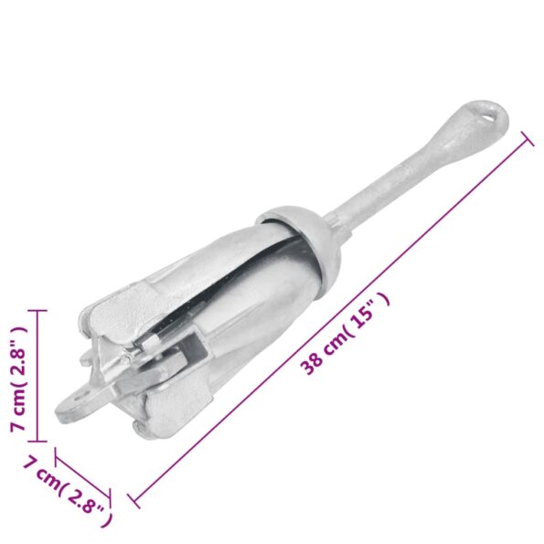 VXL8720845951221_g_en_hd_9.jpg vidaXL Skladacia kotva s lanom strieborná 2,5 kg kujné železo – Obrázok 10