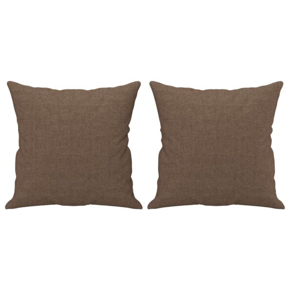 vidaXL 3-miestna pohovka s vankúšmi hnedá 180 cm látka – Obrázok 5