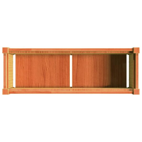 vidaXL Záhradné kvetináče 2 ks voskové hnedé masívna borovica – Obrázok 9