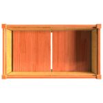 vidaXL Záhradný kvetináč voskový hnedý 90x50x70 cm masívna borovica – Obrázok 8