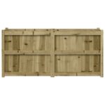 vidaXL Záhradný kvetináč 150x50x70 cm impregnovaná borovica – Obrázok 5