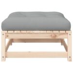 vidaXL Záhradné podnožky s podložkami 2 ks, borovicový masív – Obrázok 7