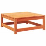 vidaXL Záhradná pohovka bez podrúčok s vankúšmi a podnožkou – Obrázok 8