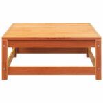 vidaXL Záhradná pohovka bez podrúčok s vankúšmi a podnožkou – Obrázok 9