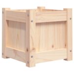 vidaXL Záhradné kvetináče 2 ks masívna borovica – Obrázok 5