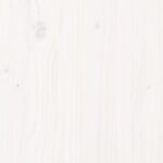 vidaXL Záhradný kvetináč biely 50x50x50 cm masívna borovica – Obrázok 10