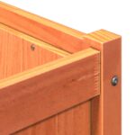 vidaXL Záhradný kvetináč voskový hnedý 180x50x50 cm masívna borovica – Obrázok 9