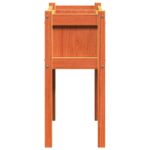 vidaXL Záhr. kvetináč s nohami voskový hnedý 70x31x70 cm mas. borovica – Obrázok 6